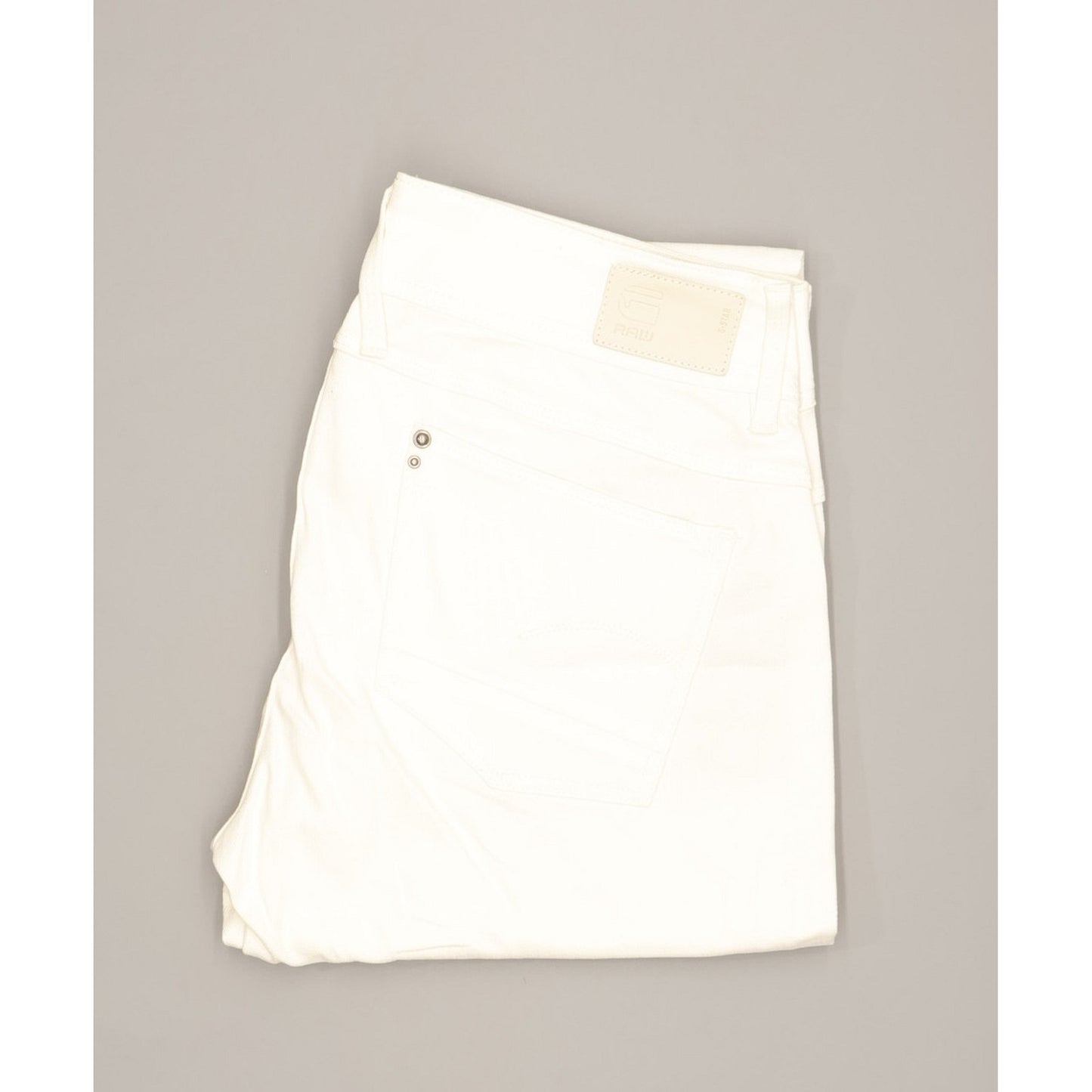 G-Star Lynn Women White Skinny Slim Jeans W32 L29