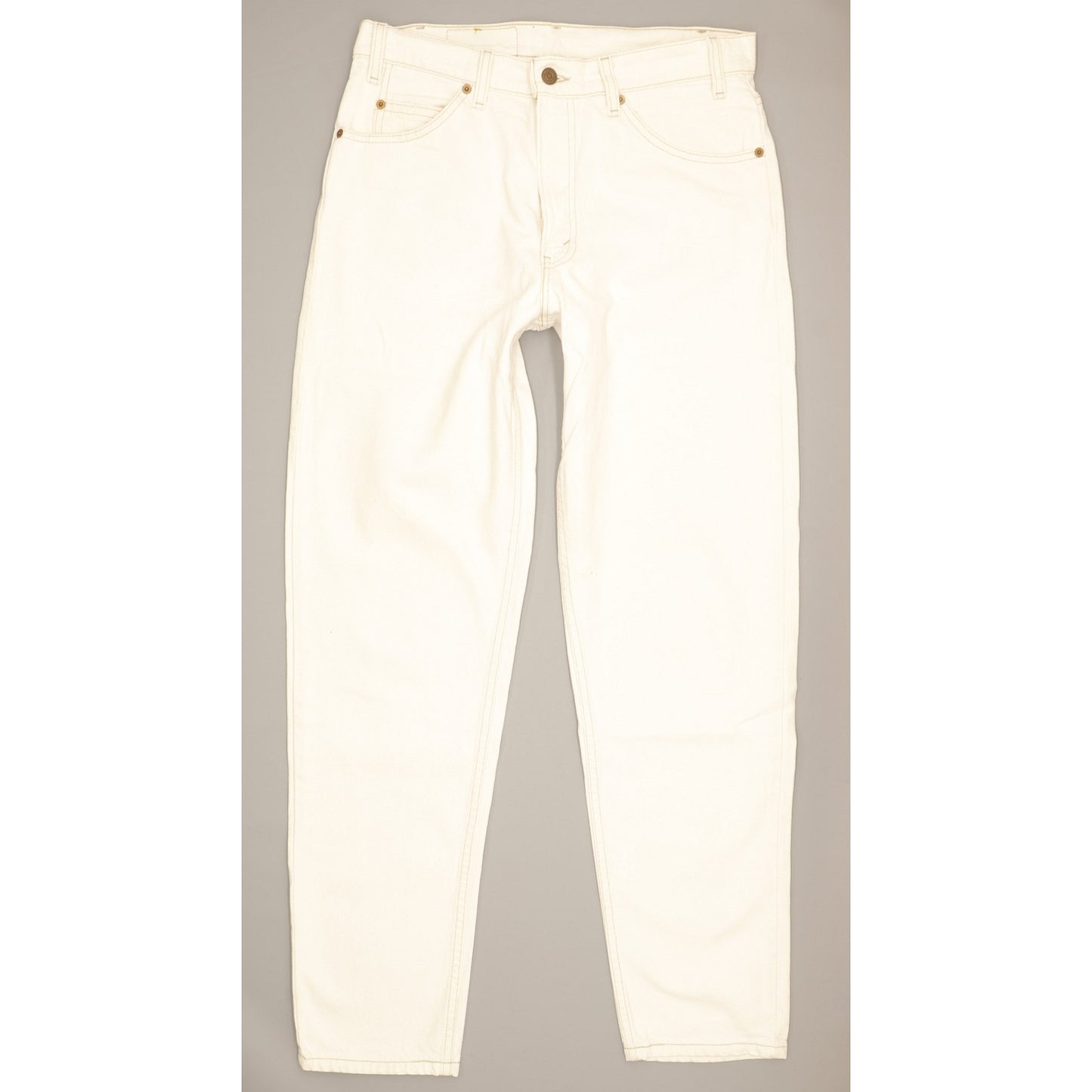 Levi's 550 Made in USA Men White Tapered Relaxed Jeans W32 L31