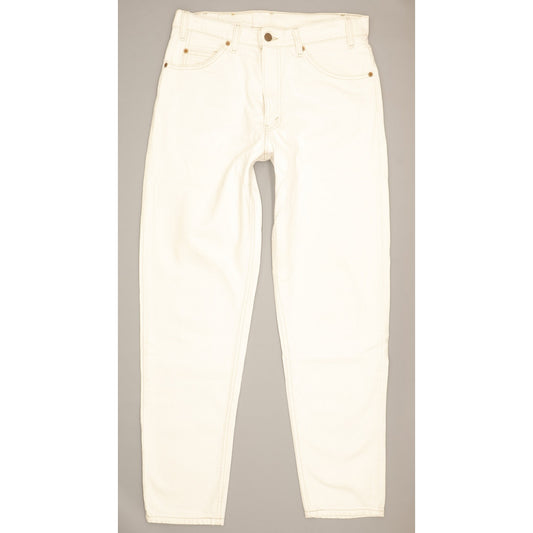 Levi's 550 Made in USA Men White Tapered Relaxed Jeans W32 L31