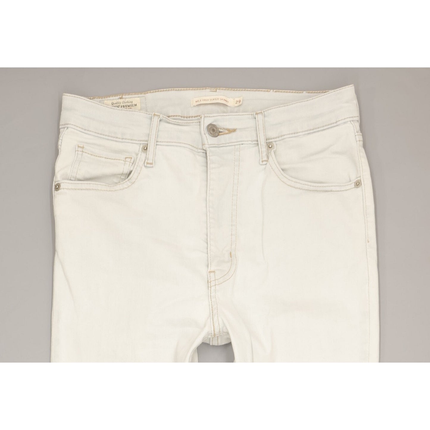 Levi's Mile Blue Skinny Slim Stretch Jeans High Waisted W29 L31