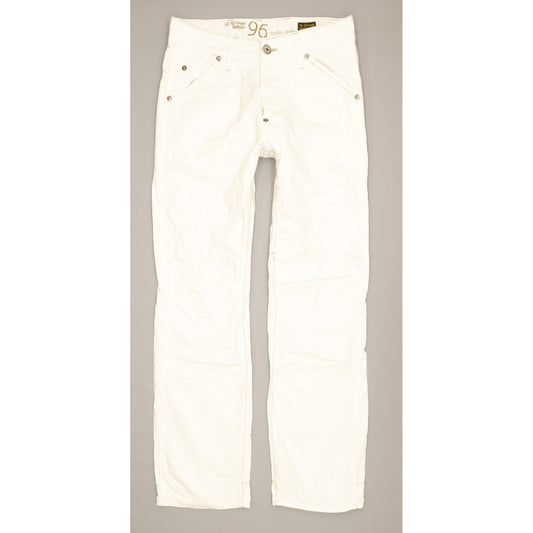 G-Star Elwood Heritage Men White Straight Slim Jeans W28 L29
