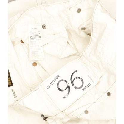 G-Star Elwood Heritage Men White Straight Slim Jeans W28 L29