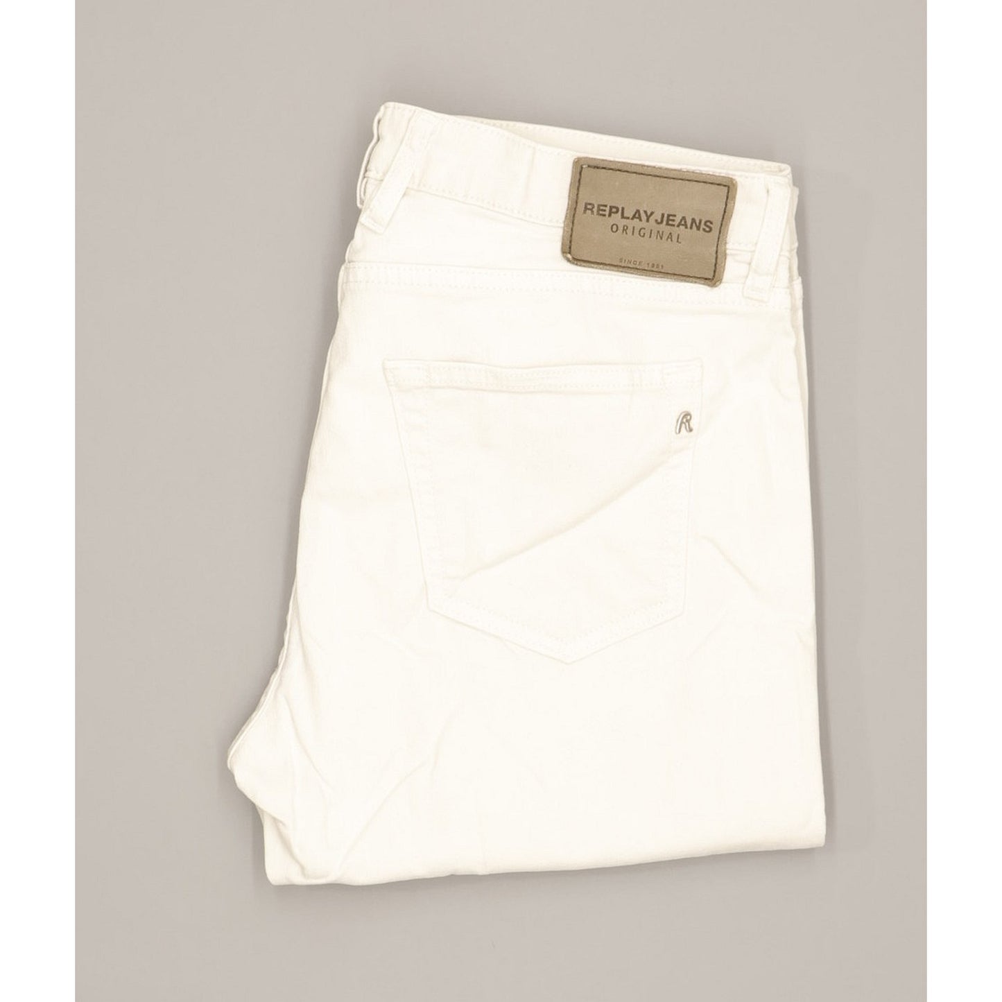 Replay Women White Skinny Slim Jeans W30 L29