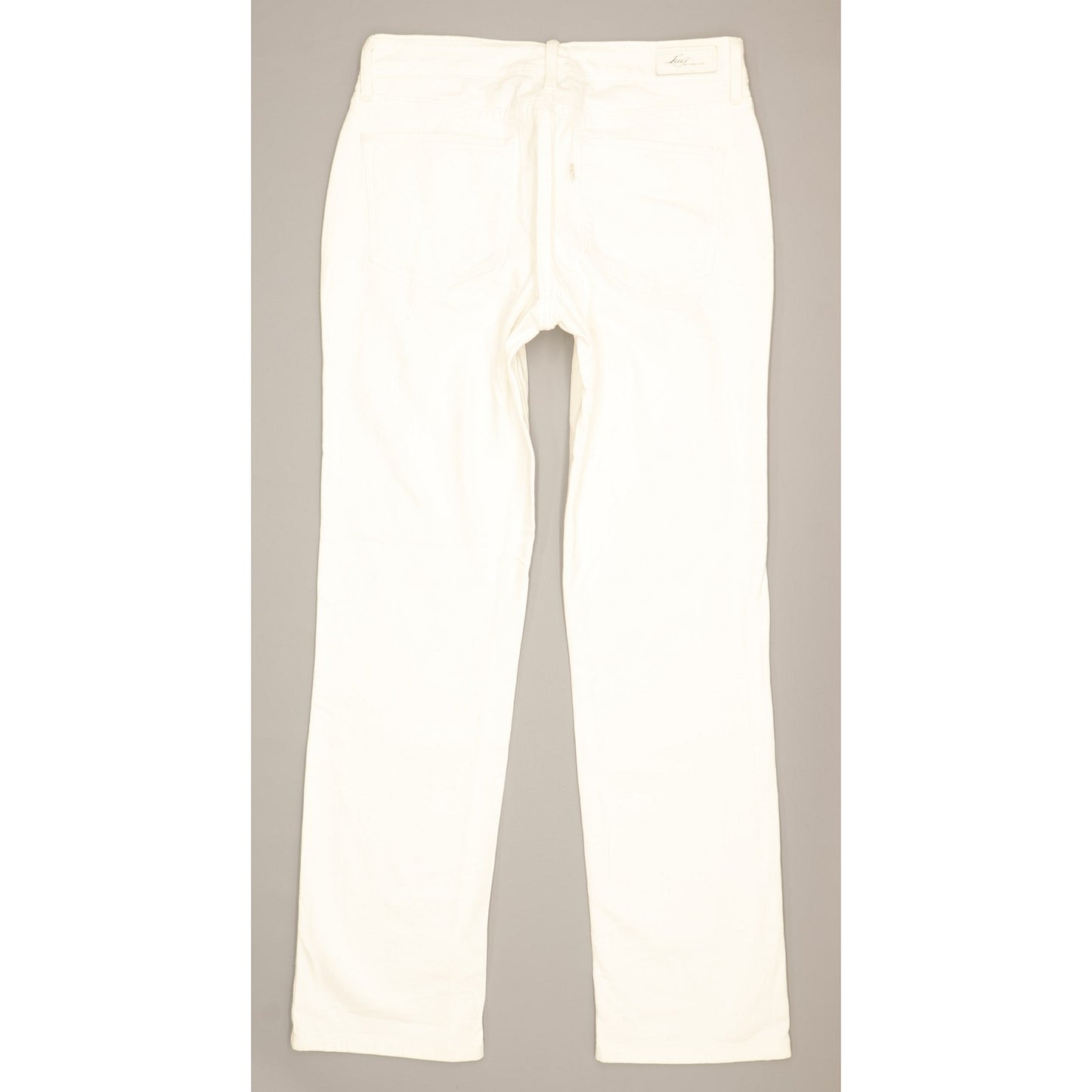 Levi's Demi Curve Women White Straight Slim Jeans W28 L29