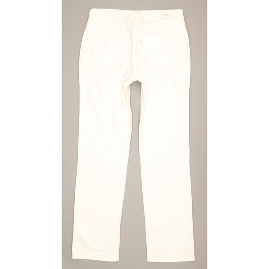 Levi's Demi Curve Women White Straight Slim Jeans W28 L29