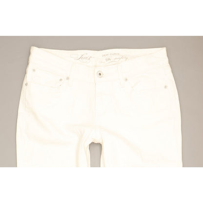 Levi's Demi Curve Women White Straight Slim Jeans W28 L29