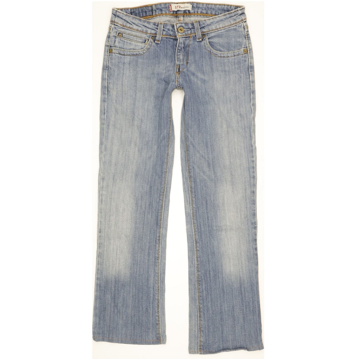 Levi's 572 Women Blue Bootcut Slim Stretch Jeans W28 L28
