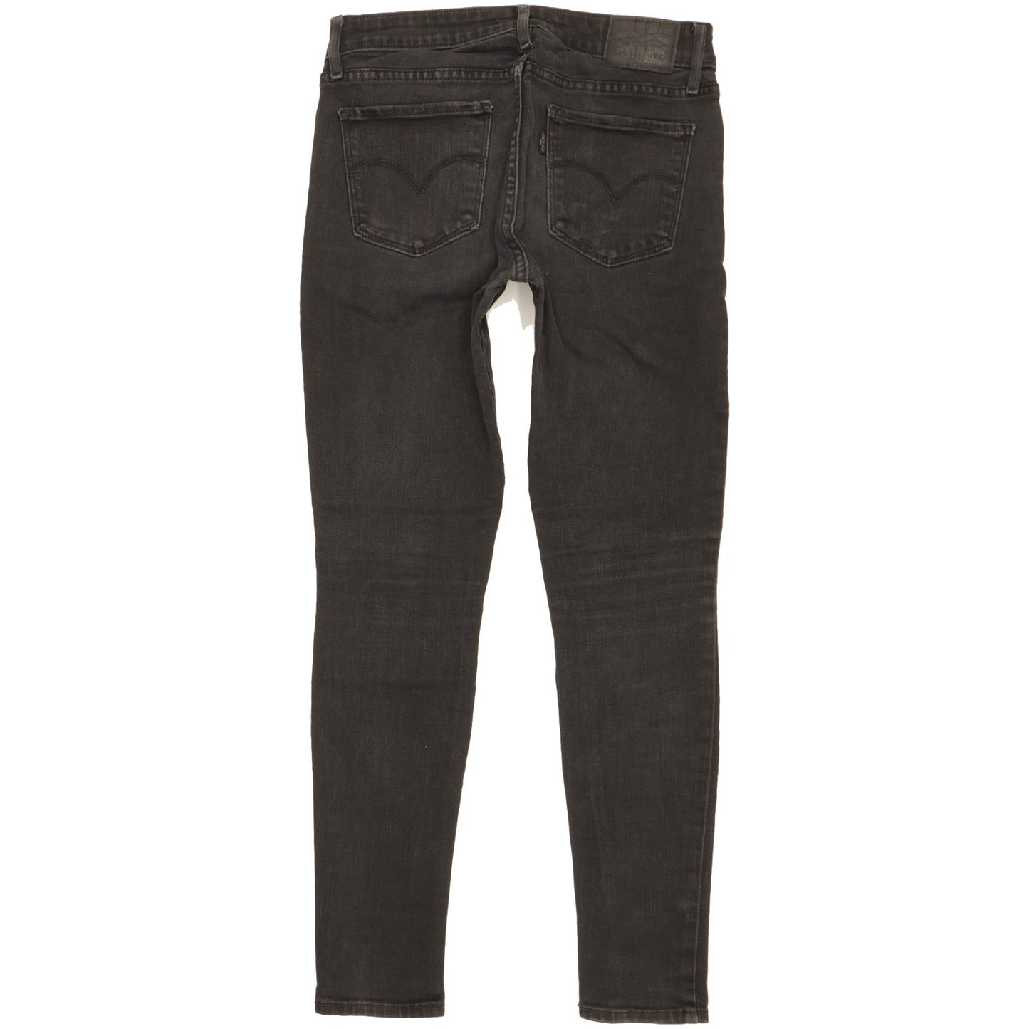 Levi's 711 Women Black Skinny Slim Stretch Jeans W26 L28