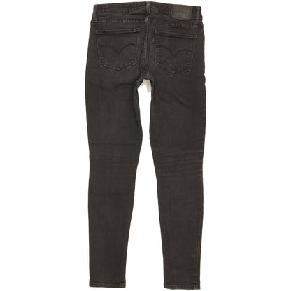 Levi's 711 Women Black Skinny Slim Stretch Jeans W26 L28