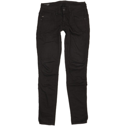 G-Star Lynn Women Black Skinny Slim Stretch Jeans W29 L34