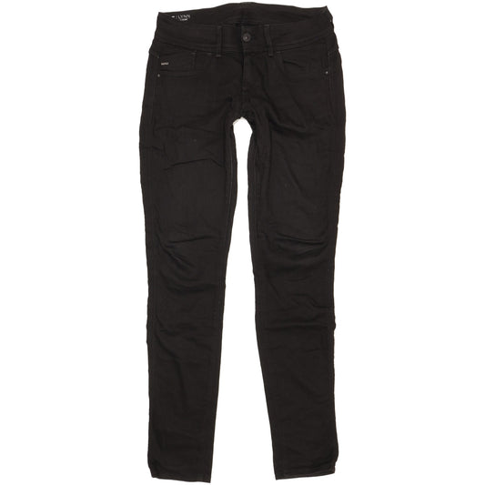 G-Star Lynn Women Black Skinny Slim Stretch Jeans W29 L34