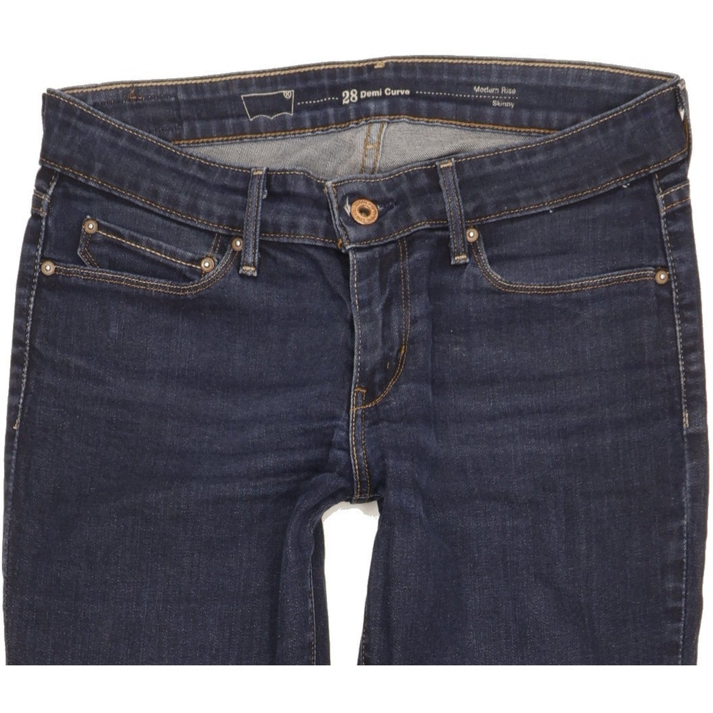 Levi's Demi Curve Women Blue Skinny Slim Stretch Jeans W28 L28