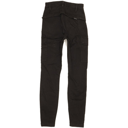 G-Star Cargo Black Skinny Slim Stretch Jeans High Waisted W25 L30