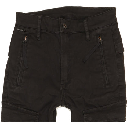 G-Star Cargo Black Skinny Slim Stretch Jeans High Waisted W25 L30
