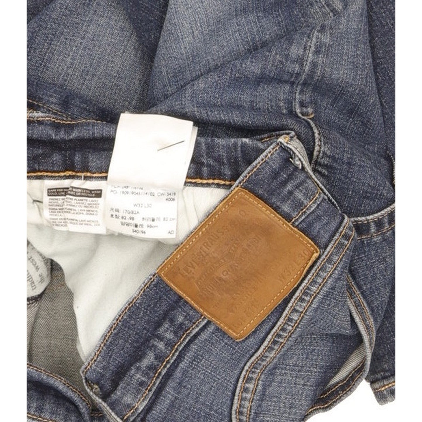 Levi's 511 Men Blue Straight Slim Stretch Jeans W32 L29