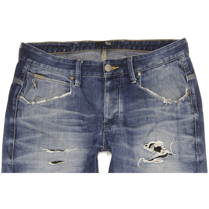 G-Star Rook Men Blue Straight Loose Jeans W33 L34