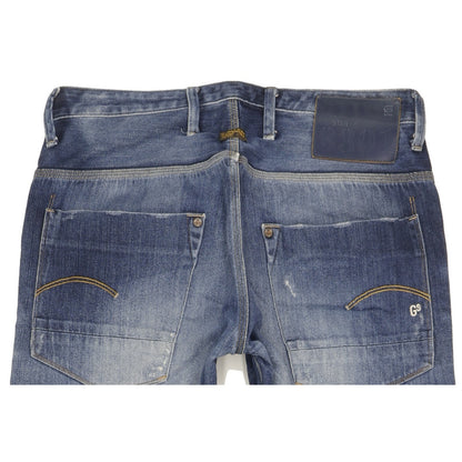 G-Star Rook Men Blue Straight Loose Jeans W33 L34