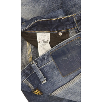 G-Star Rook Men Blue Straight Loose Jeans W33 L34