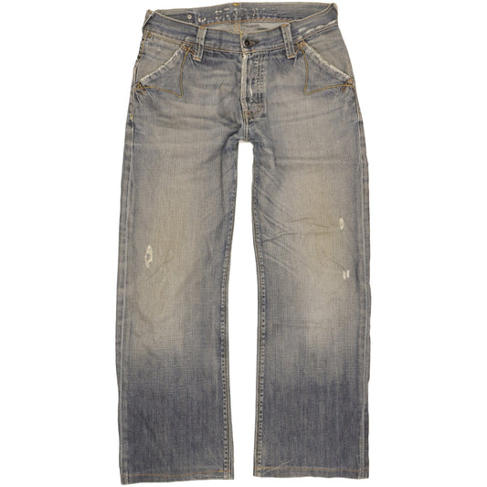 G-Star Men Blue Straight Regular Jeans W30 L28