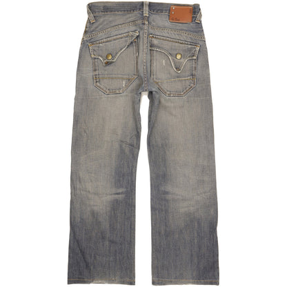 G-Star Men Blue Straight Regular Jeans W30 L28