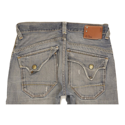 G-Star Men Blue Straight Regular Jeans W30 L28