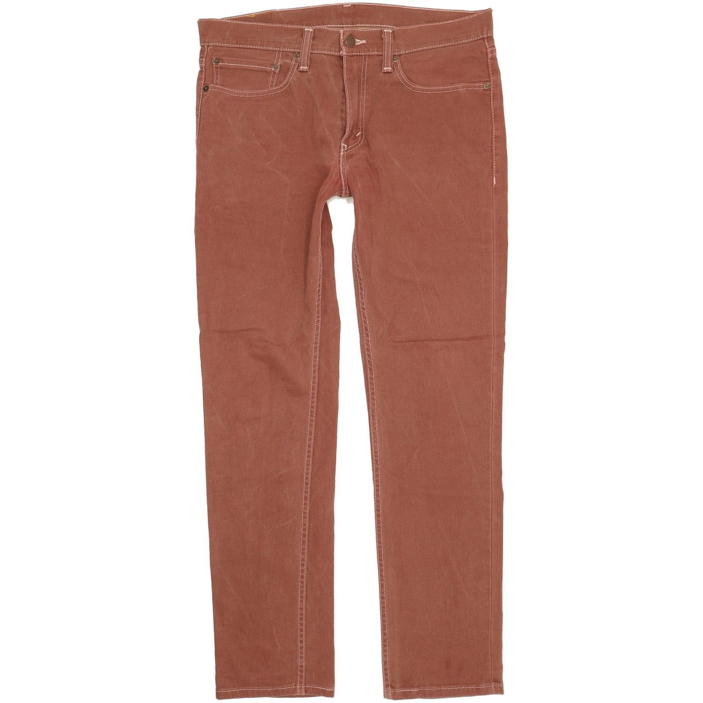 Levi's 511 Men Brown Straight Slim Stretch Jeans W34 L32