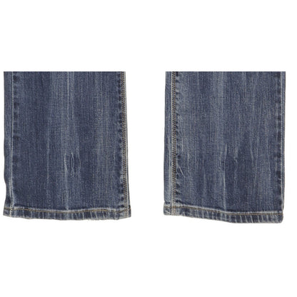 Levi's 470 Women Blue Straight Slim Stretch Jeans W28 L32