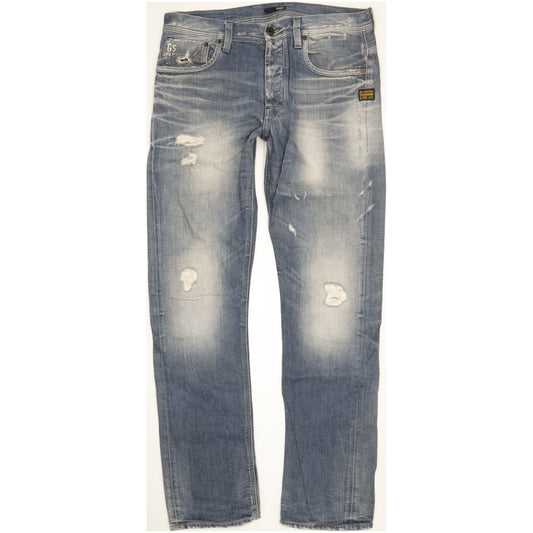 G-Star Attacc Men Blue Straight Regular Jeans W34 L34
