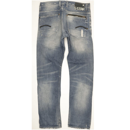 G-Star Attacc Men Blue Straight Regular Jeans W34 L34