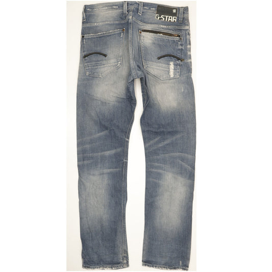 G-Star Attacc Men Blue Straight Regular Jeans W34 L34