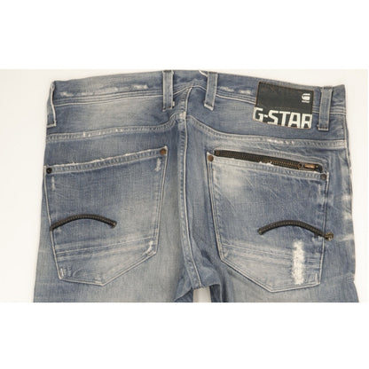 G-Star Attacc Men Blue Straight Regular Jeans W34 L34