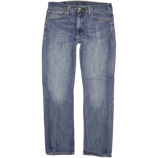 Levi's 513 Men Blue Straight Slim Jeans W34 L31