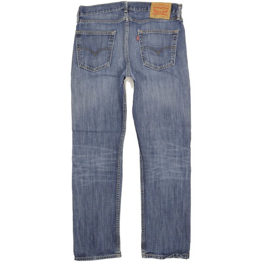 Levi's 513 Men Blue Straight Slim Jeans W34 L31