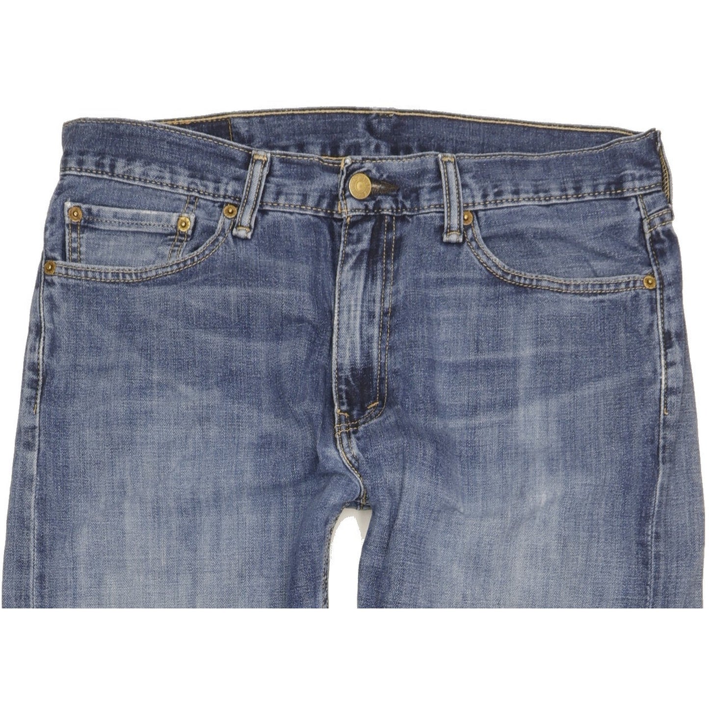 Levi's 513 Men Blue Straight Slim Jeans W34 L31