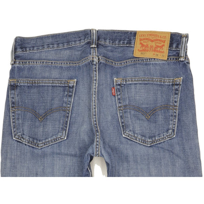 Levi's 513 Men Blue Straight Slim Jeans W34 L31