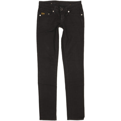 G-Star Midge Women Black Skinny Slim Stretch Jeans W28 L34
