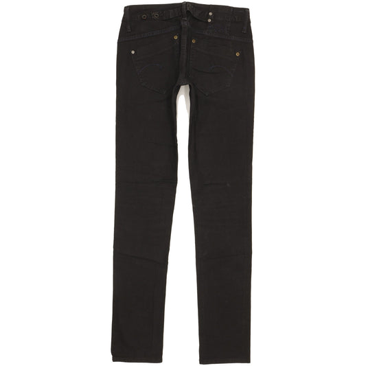 G-Star Midge Women Black Skinny Slim Stretch Jeans W28 L34