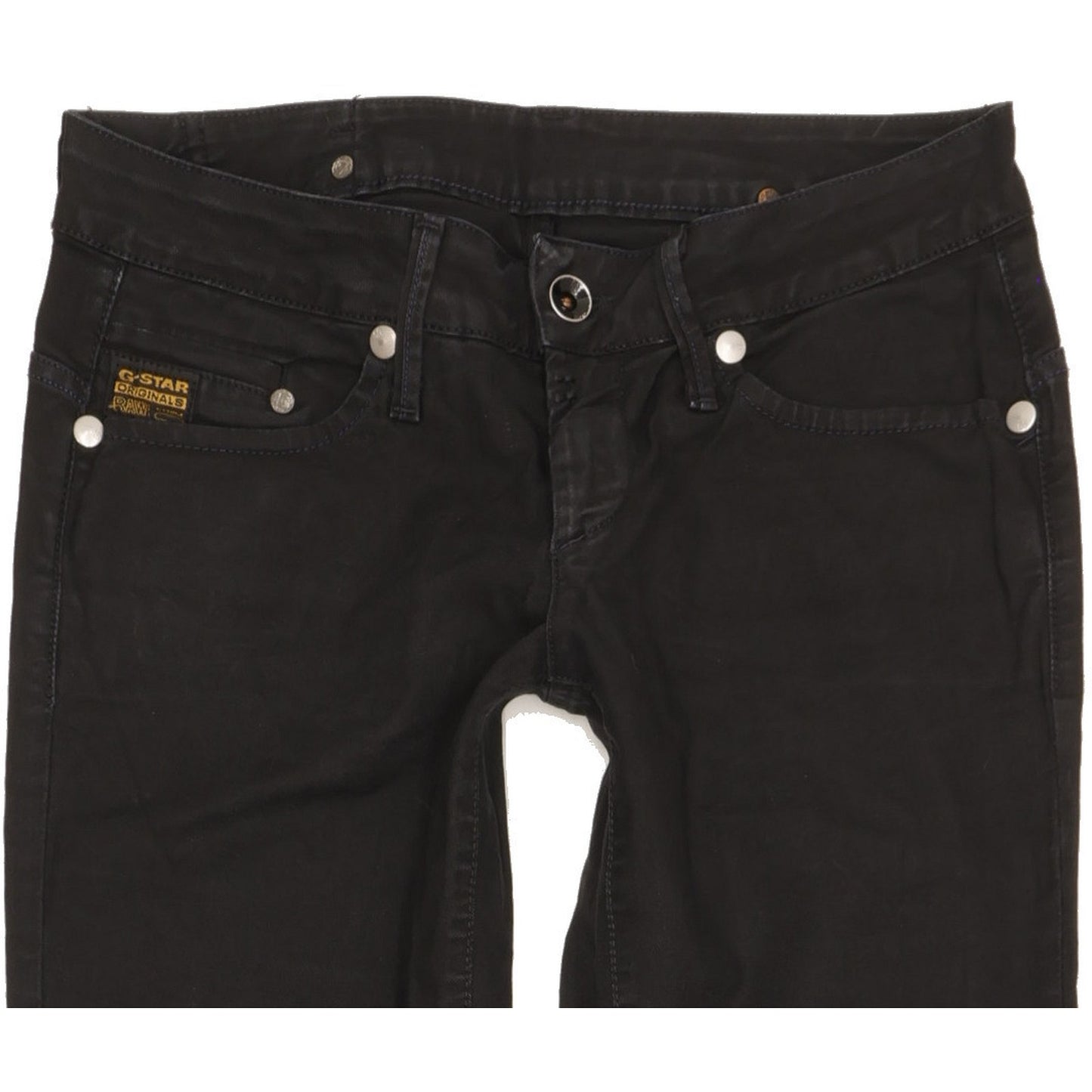 G-Star Midge Women Black Skinny Slim Stretch Jeans W28 L34