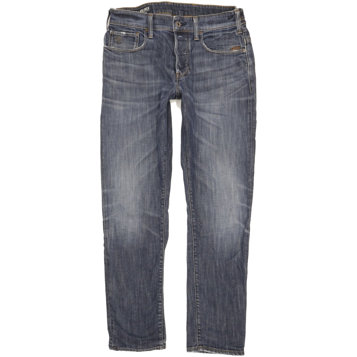 G-Star Holmer Men Blue Tapered Slim Stretch Jeans W32 L32