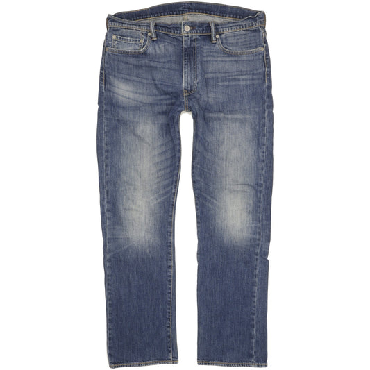 Levi's 513 Men Blue Straight Slim Stretch Jeans W36 L32