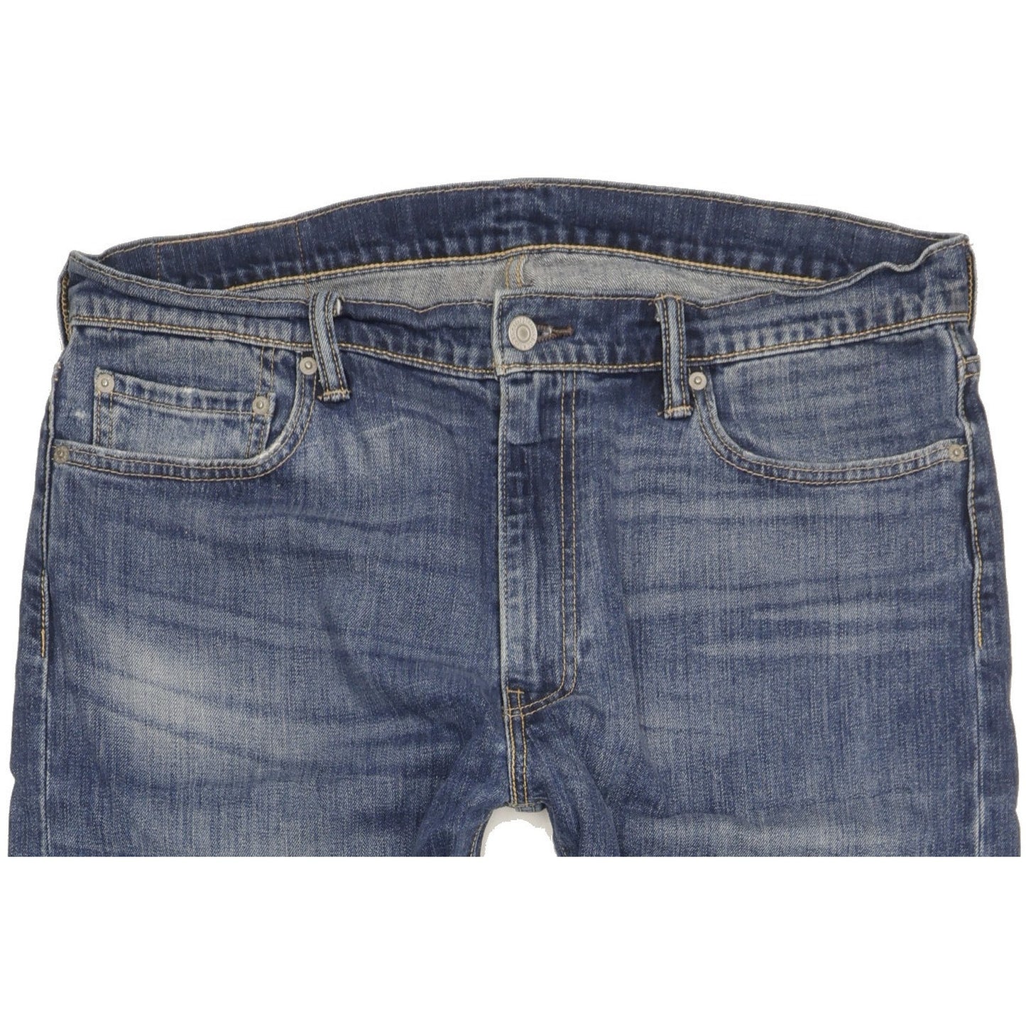 Levi's 513 Men Blue Straight Slim Stretch Jeans W36 L32