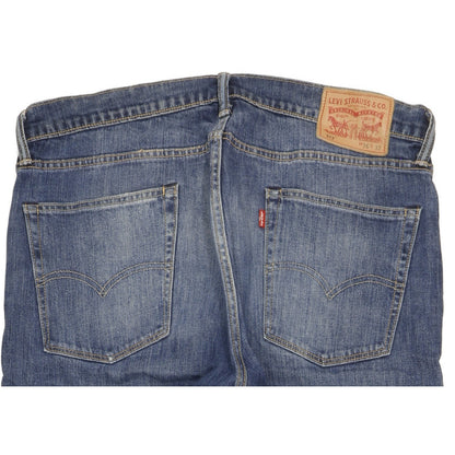 Levi's 513 Men Blue Straight Slim Stretch Jeans W36 L32