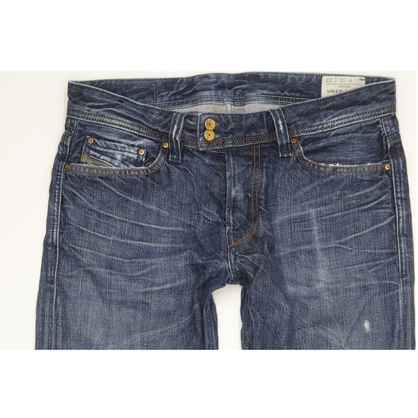 Diesel Viker Men Blue Straight Regular Jeans W30 L30