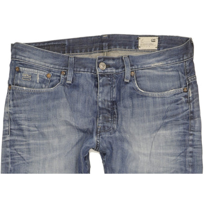 G-Star 3301 Men Blue Straight Regular Jeans W36 L31