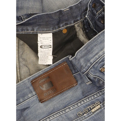 G-Star 3301 Men Blue Straight Regular Jeans W36 L31