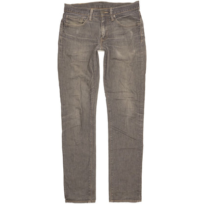 Levi's 511 Men Grey Straight Slim Stretch Jeans W31 L34
