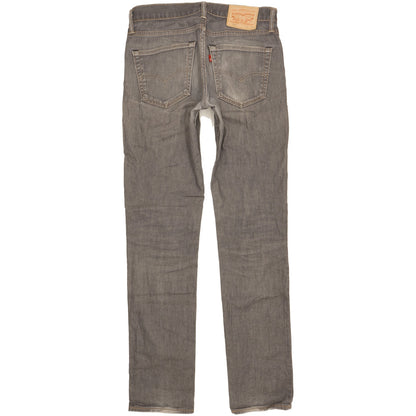 Levi's 511 Men Grey Straight Slim Stretch Jeans W31 L34