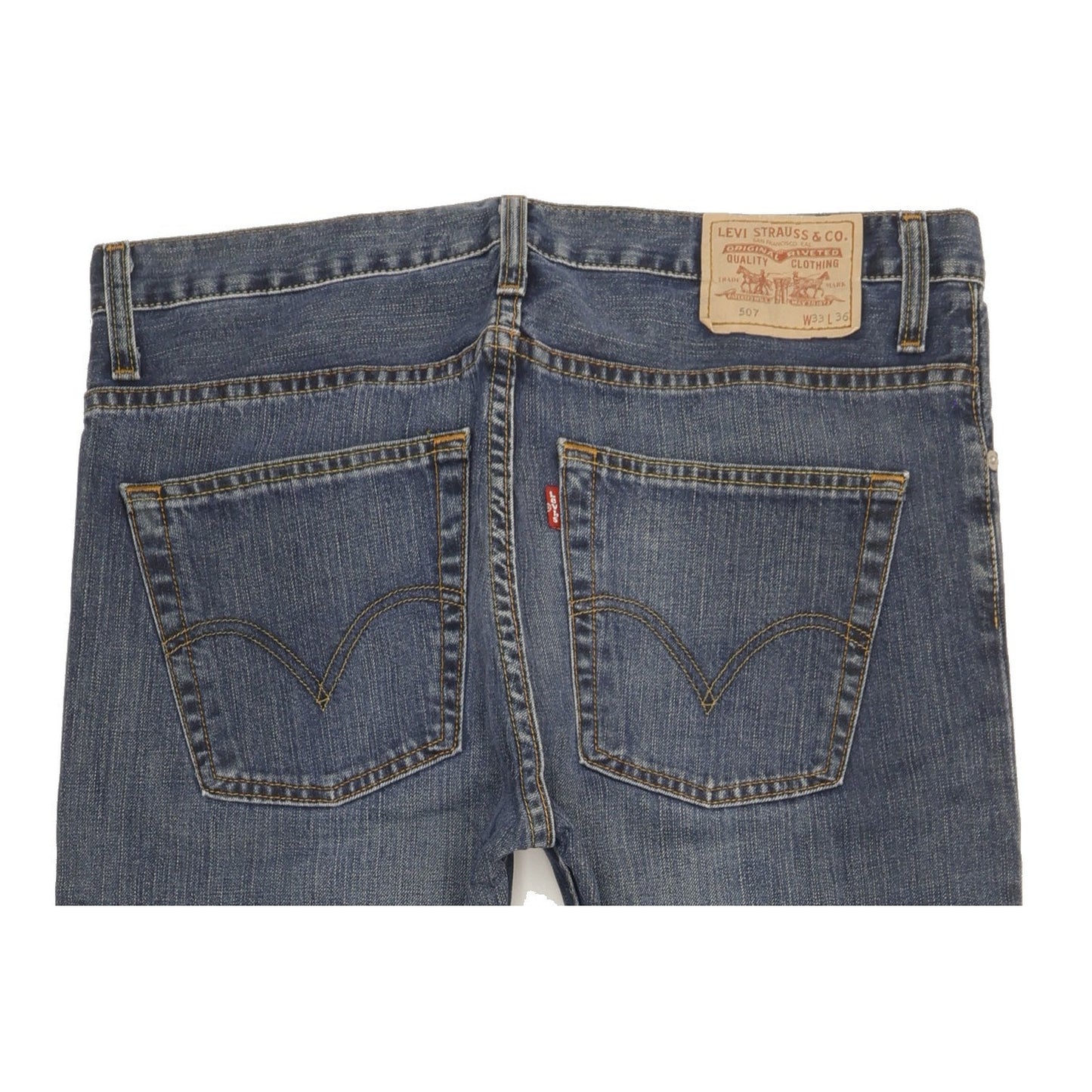 Levi's 507 Men Blue Bootcut Regular Jeans W33 L32