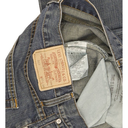 Levi's 507 Men Blue Bootcut Regular Jeans W33 L32