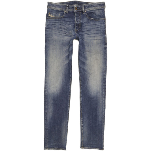 Diesel Buster Men Blue Tapered Slim Stretch Jeans W30 L32